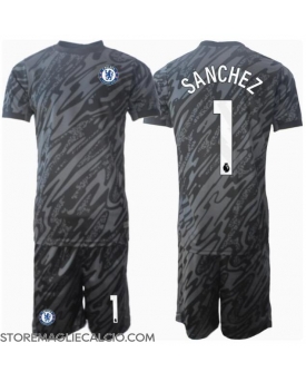 Chelsea Robert Sanchez #1 Portiere Maglia Gara Trasferta Repliche 2024-25 Bambino